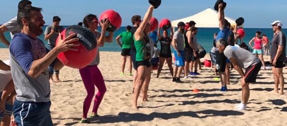 Crossfit beach